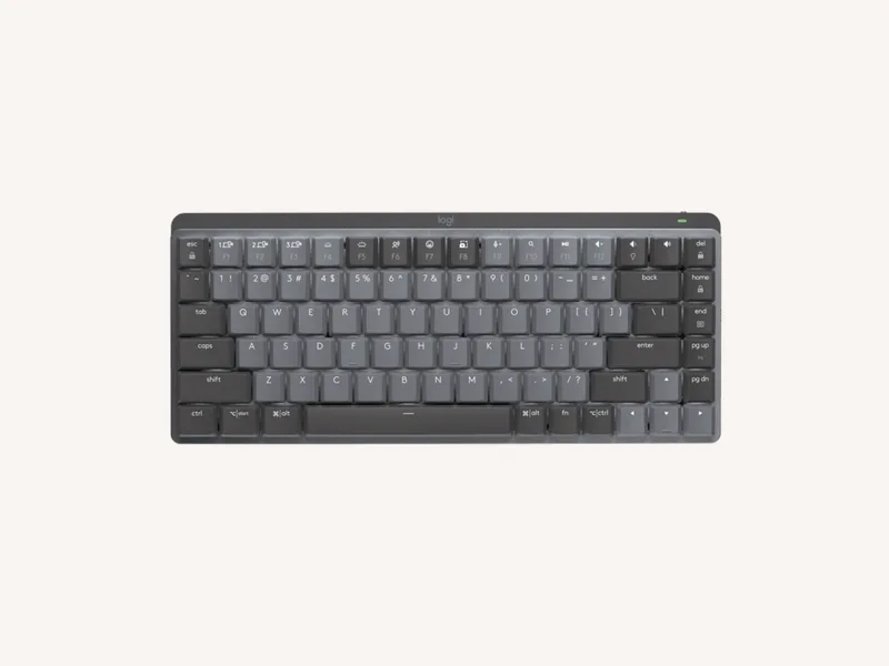 Graphite Logitech MX Mechanical Mini keyboard