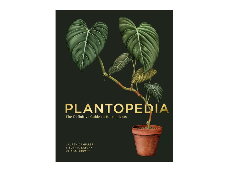 The hardcover edition of Plantopedia The Definitive Guide to Houseplants by Lauren Camilleri and Sophia Kaplan